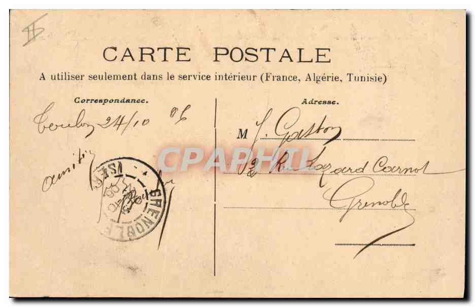 Le Charlemagne — Marine Militaire Française — Un coup de tabac — n°332 — Verso