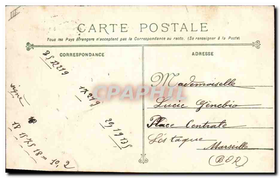 CPA Bateau de Guerre Charlemagne Cuirasse a tourelles — Verso
