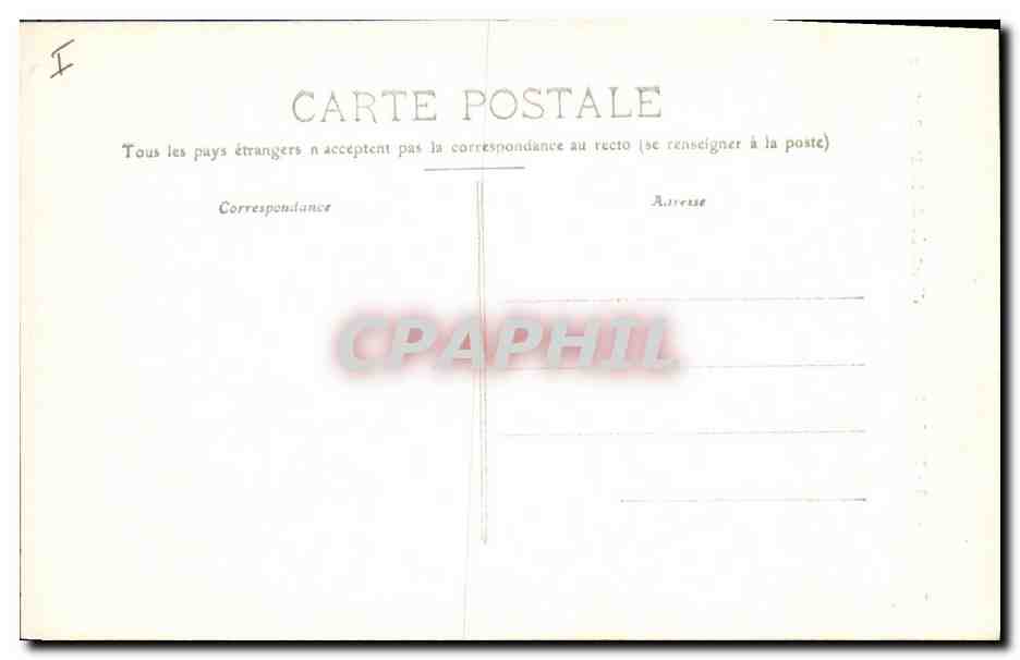 CPA Dijon Portail d'entree de la Prefecture  — Verso