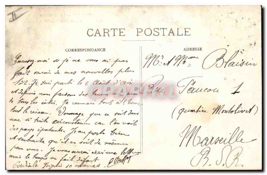 CPA Prefecture Dijon Ancien Hotel Bouhier de Lantenay — Verso