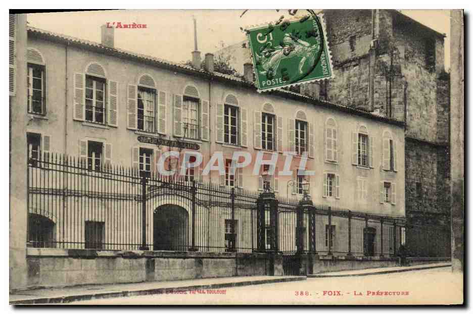 CPA Prefecture Foix 