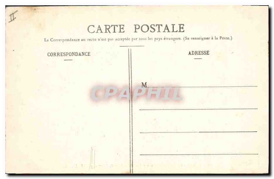 CPA Prefecture Dijon Ancien Hotel Bouhier de Lantenay  — Verso