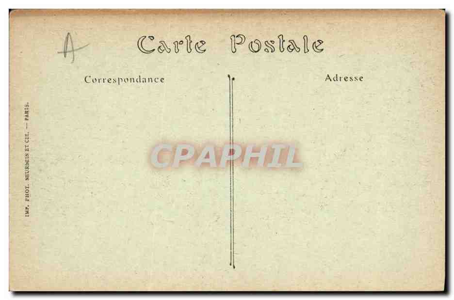 CPA Prefecture Dijon — Verso
