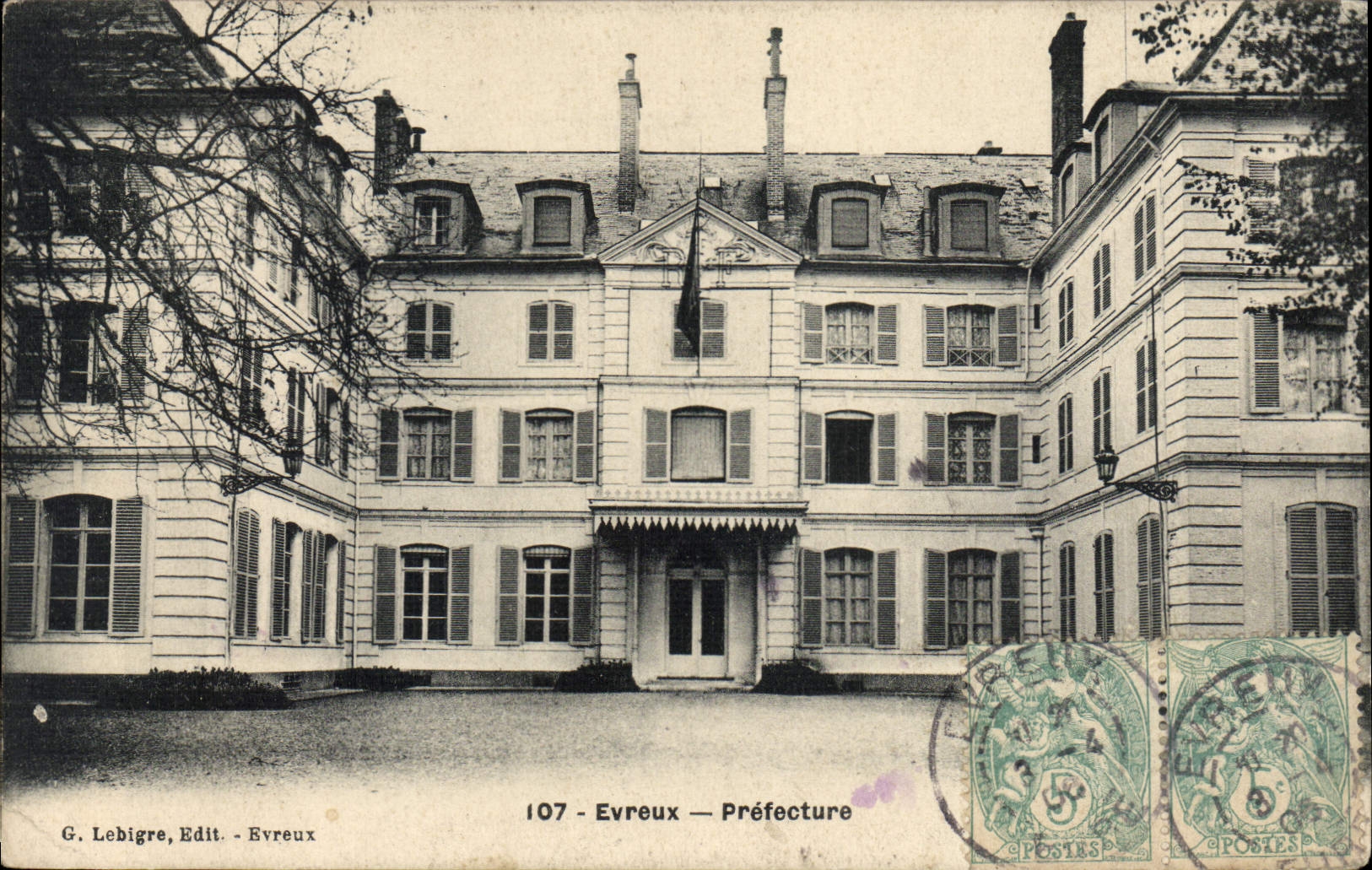 CPA Prefecture Evreux