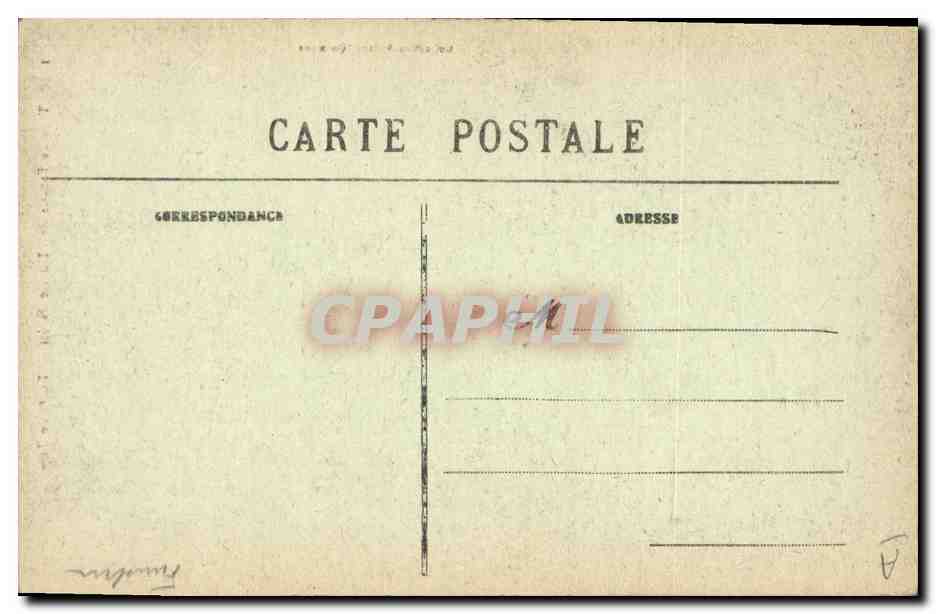 CPA Folklore Type de femme de l'Ile de Sein Etude de tete — Verso