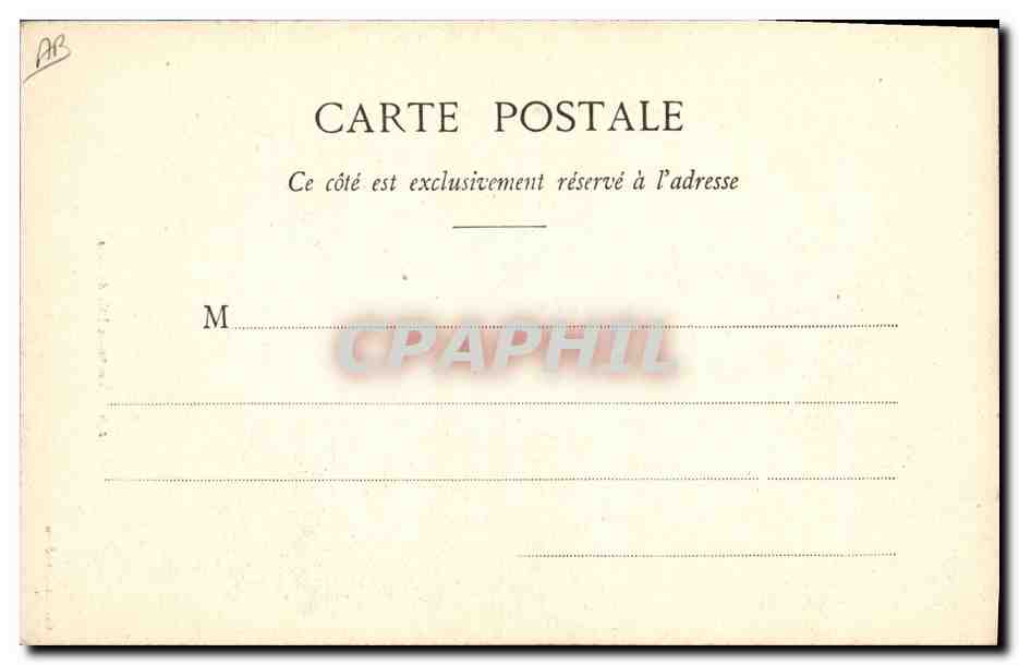 Veuve de l'Île de Batz — Collection Andrieu, n° 246 — Rückseite