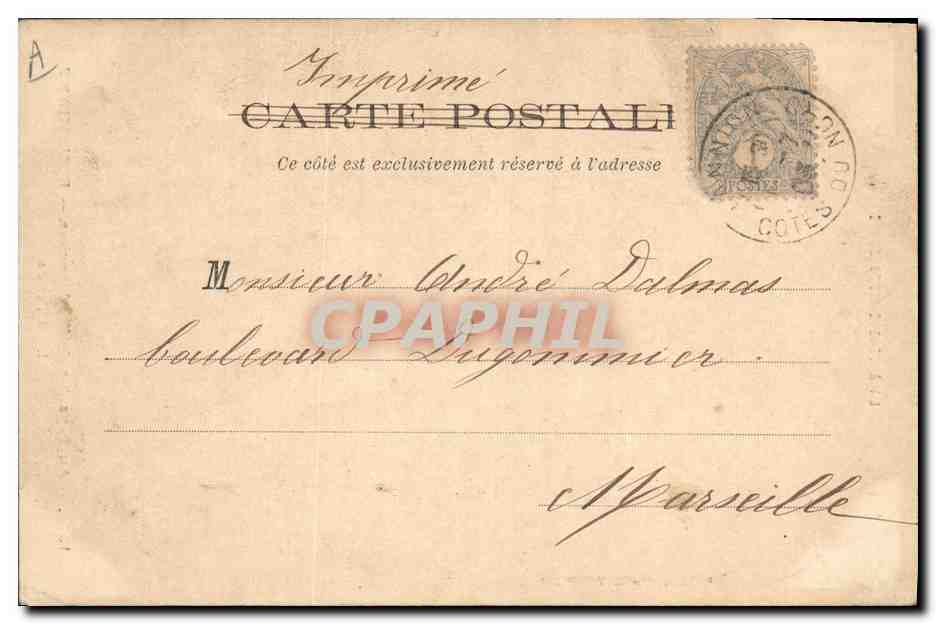 CPA Folklore Fouesnant La priere  — Verso