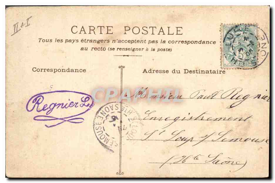 Prise de Magenta — Guerre franco-italienne 1859 — par Yvon — Verso