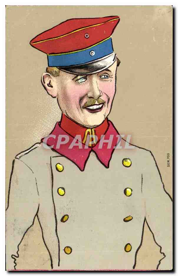 CPA Militaria Officier