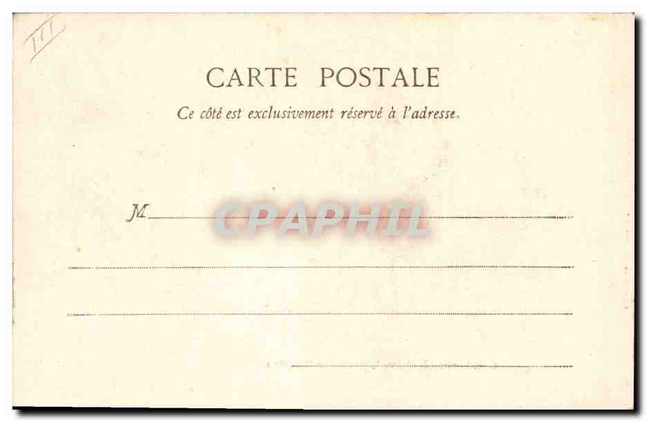 Gendarme à cheval, premier Empire — phototype A. Bergaret & Cie — Nancy — Verso
