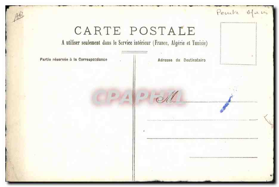 Deux femmes en costume traditionnel — scène de campagne — éditeur non identifié — Verso