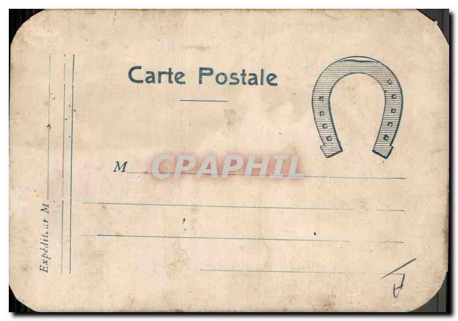 CPA Fantaisie (dessin a la main) Paysage — Rückseite