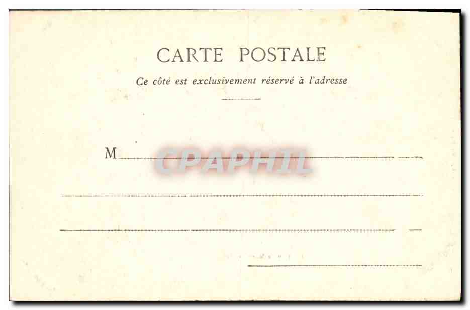 CPA Chateau de Montiecrolle — Verso