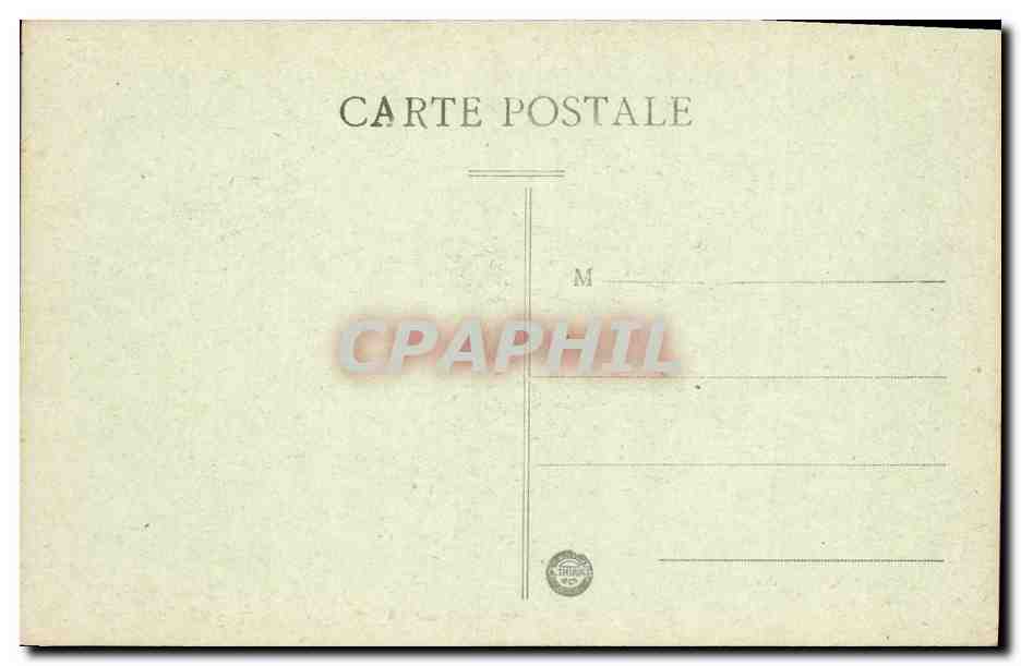Château de Melzéard — vue du château avec tourelle — Gaudin, édit. n°23 — Rückseite