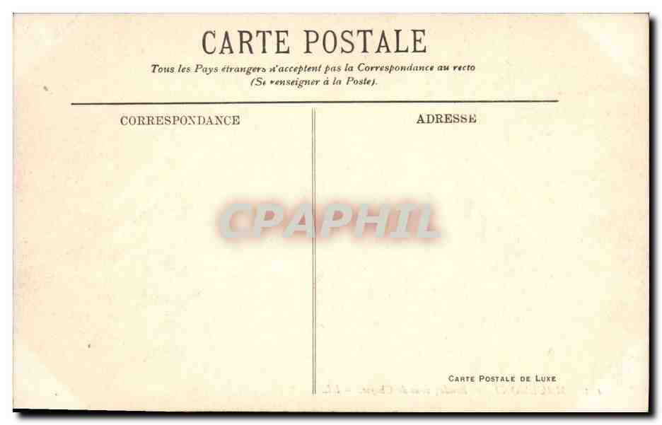 CPA Chateau Maulmont Rendez vous de chasse — Rückseite