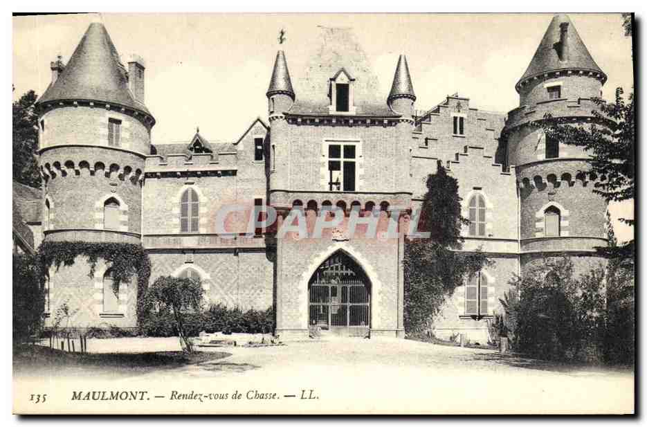 CPA Chateau Maulmont Rendez vous de chasse
