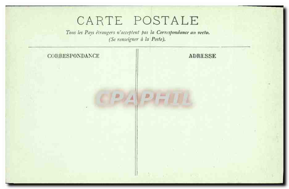 CPA Chateau Maulmont Rendez vous de chasse — Rückseite