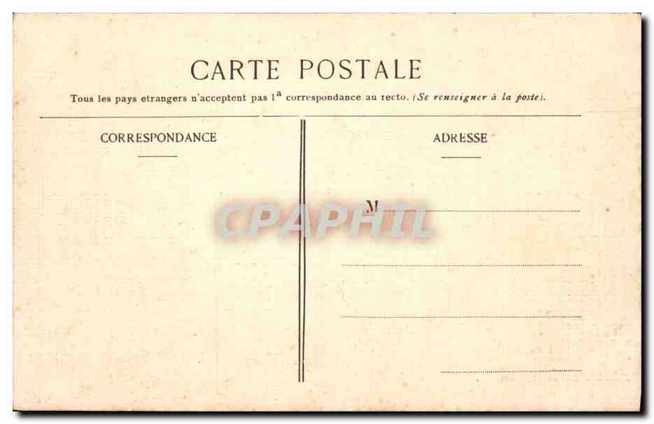 CPA Chateau Montieres (carte toilee) — Rückseite