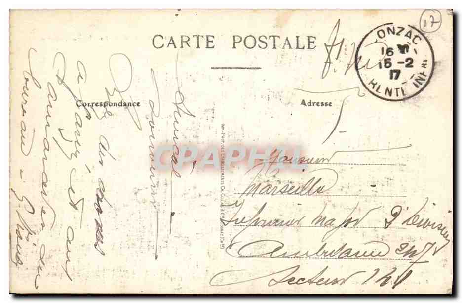 Mirambeau — Le Château, côté nord — Renaud, édit. à Mirambeau (Ch.-Int.) — Rückseite
