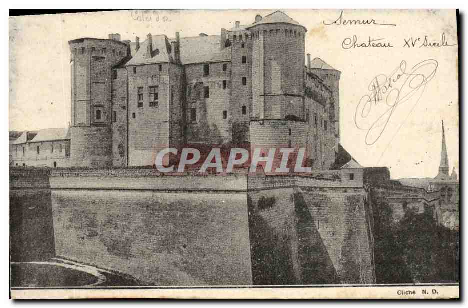 CPA Chateau Semur