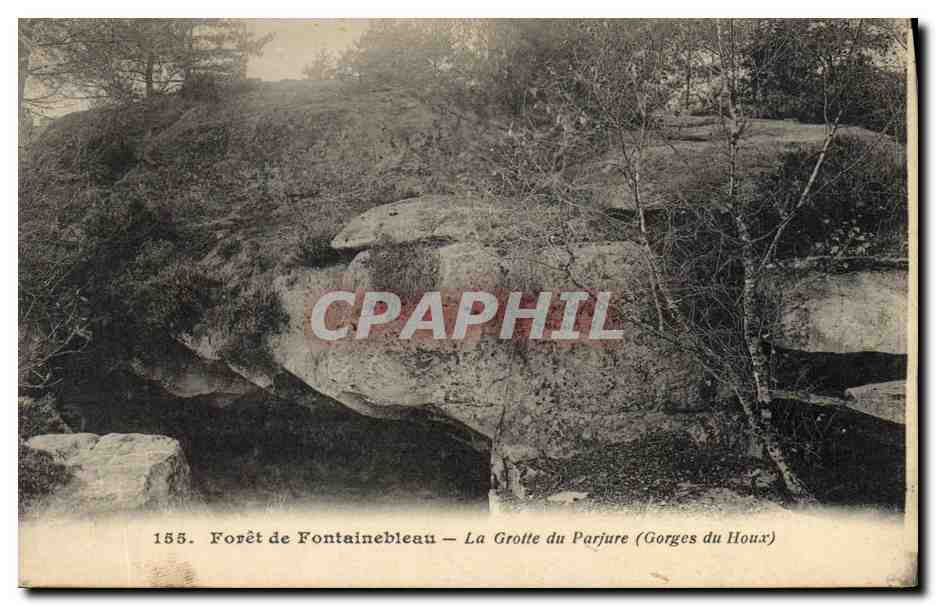 CPA Grottes Grotte du parjure Forges du Houx Foret de Fontainebleau