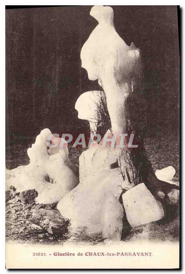 CPA Grottes Grotte Glaciere de Chaux les Passavant