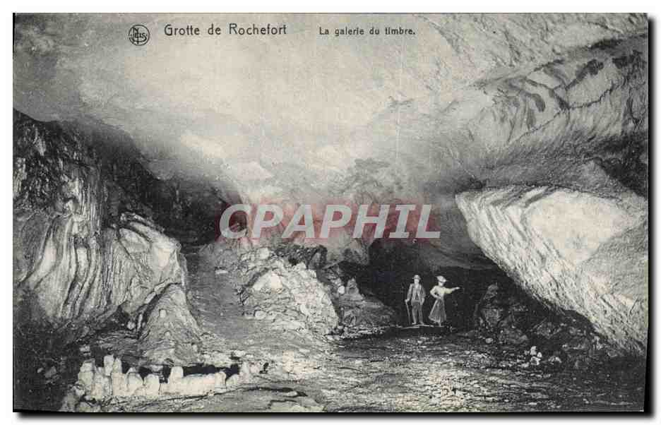 CPA Grottes Grotte de Rochefort La galerie du timbre