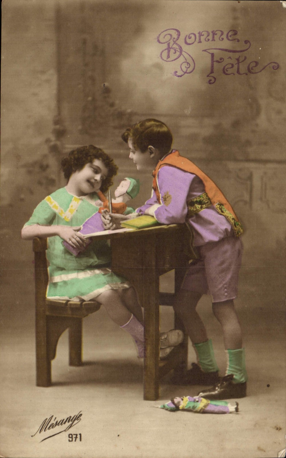 CPA Fantaisie Enfants Poupee  