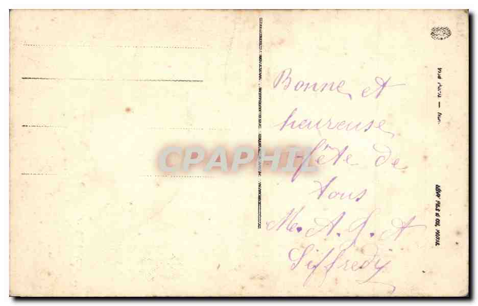 CPA Fantaisie Enfants Poupee   — Rückseite