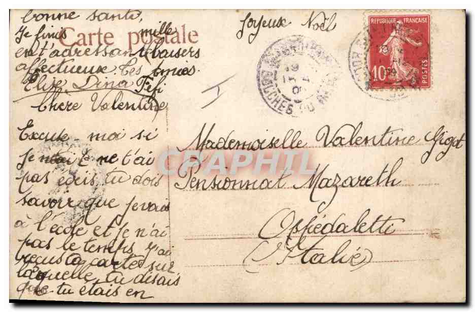 CPA Fantaisie Enfants Poupee   — Rückseite