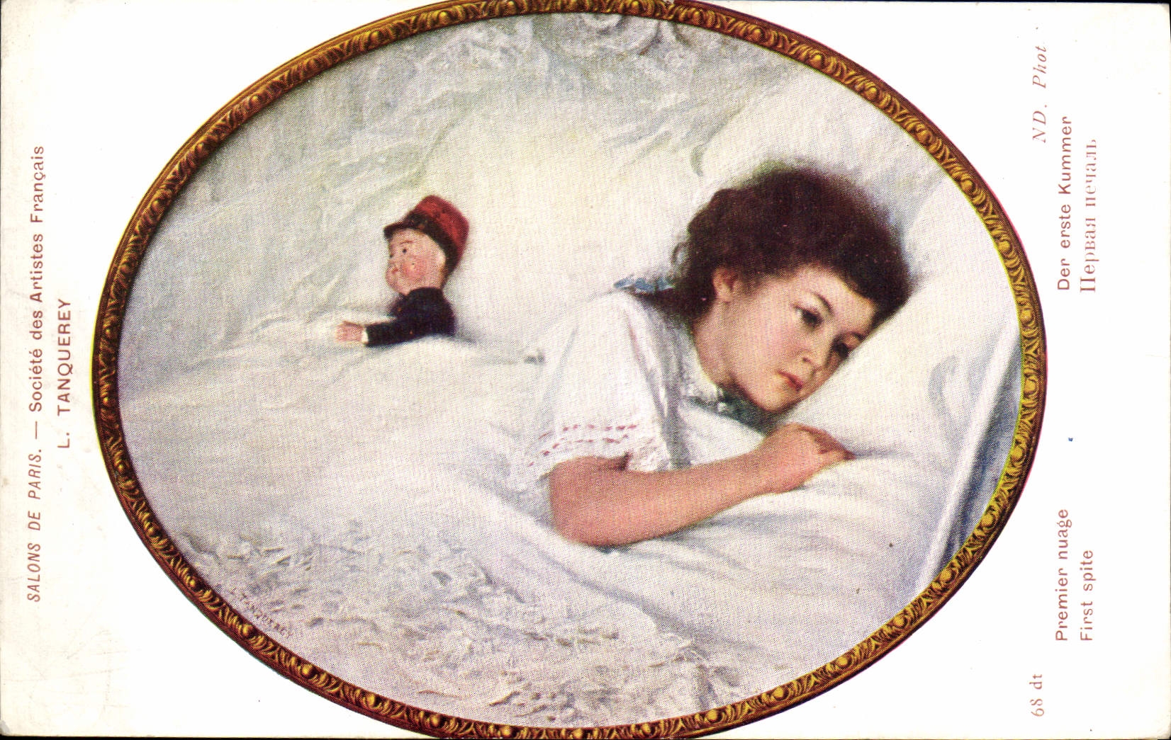 CPA Fantaisie Enfants Poupee Salons de Paris Tanquerey Premier nuage 