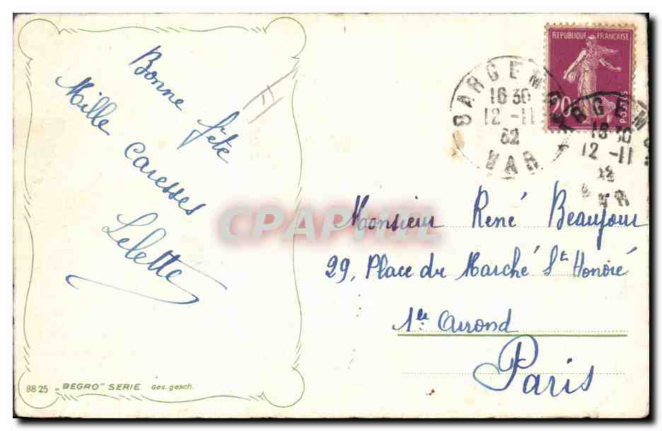CPA Fantaisie Enfants Poupee   — Rückseite