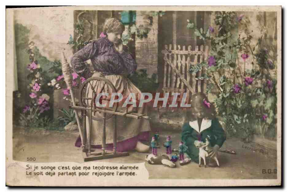 CPA Fantaisie Enfants Poupee  