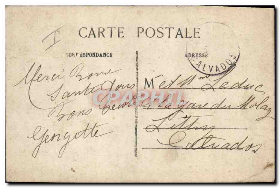 CPA Fantaisie Enfants Poupee   — Rückseite