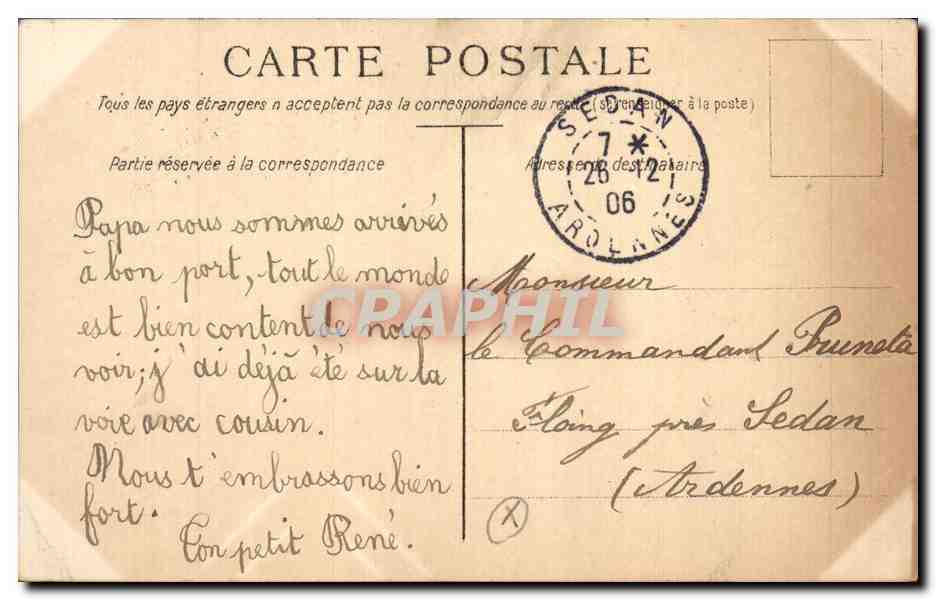 CPA Fantaisie Enfants Poupee Ange Anges  — Rückseite