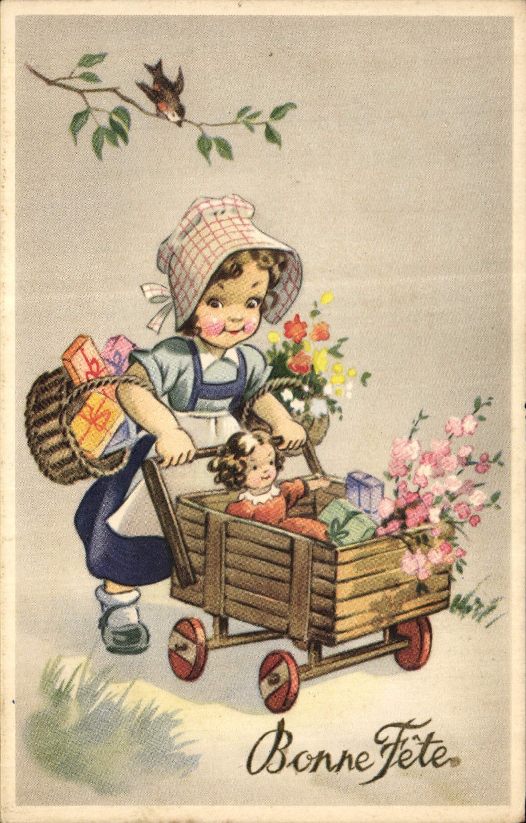CPA Fantaisie Enfants Poupee  
