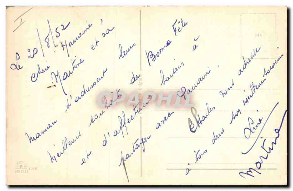 CPA Fantaisie Enfants Poupee   — Rückseite