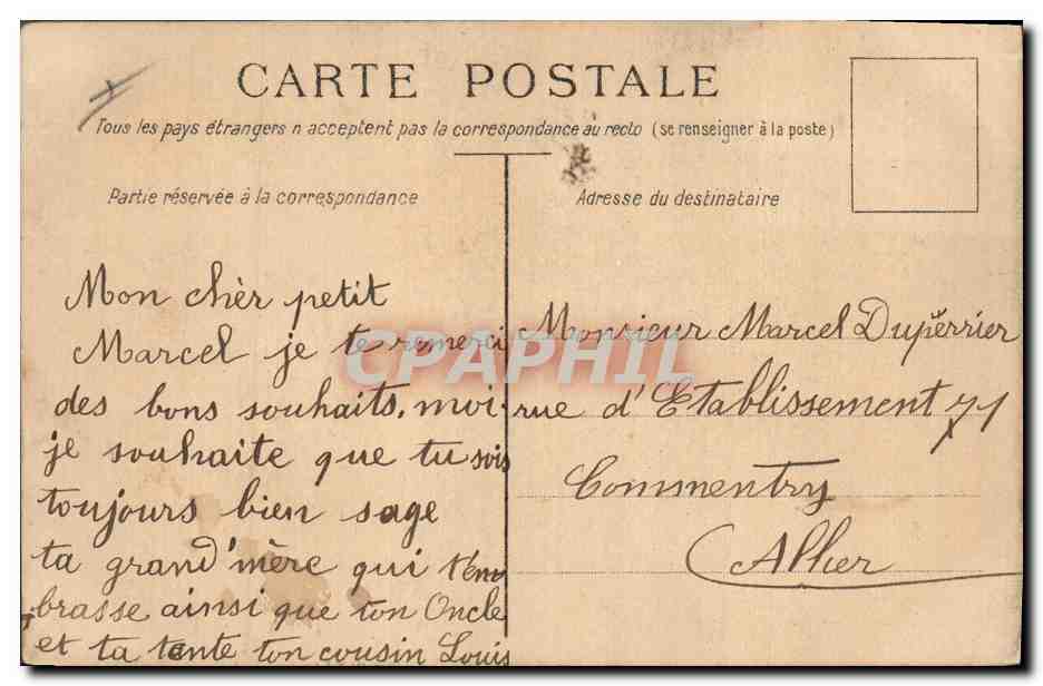 CPA Fantaisie Enfants Poupee   — Verso