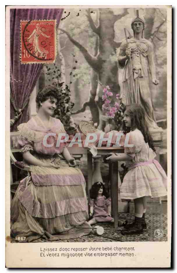 CPA Fantaisie Enfants Poupee  