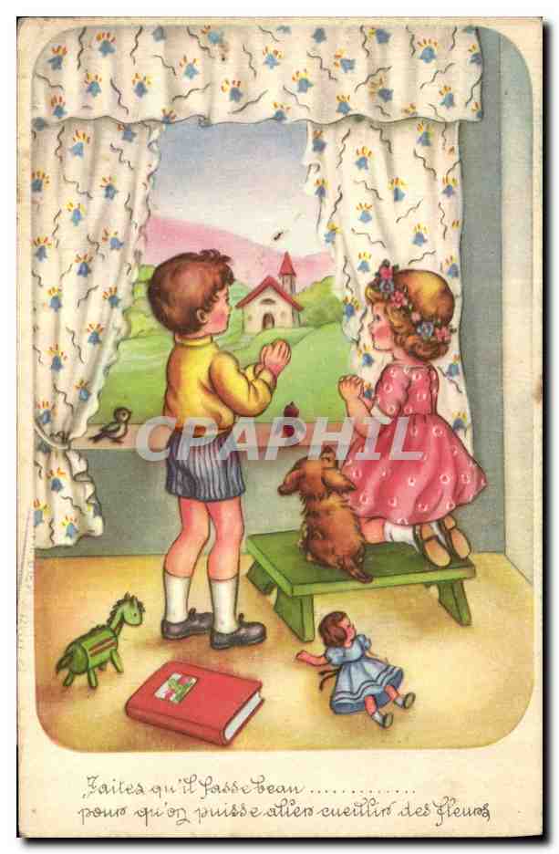 CPA Fantaisie Enfants Poupee  
