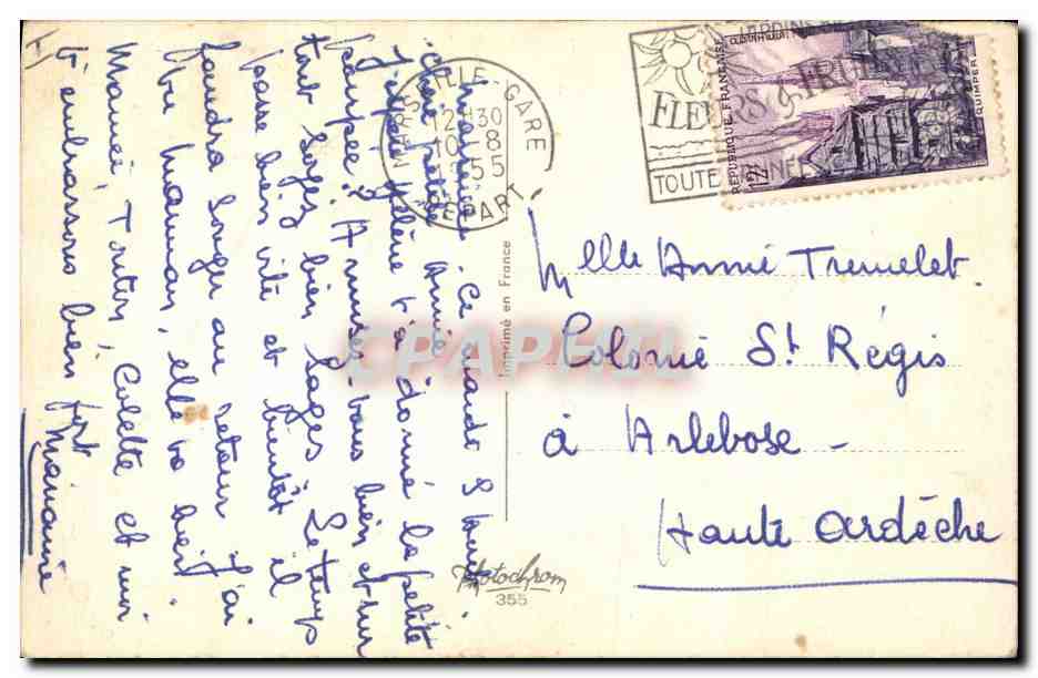 CPA Fantaisie Enfants Poupee   — Verso
