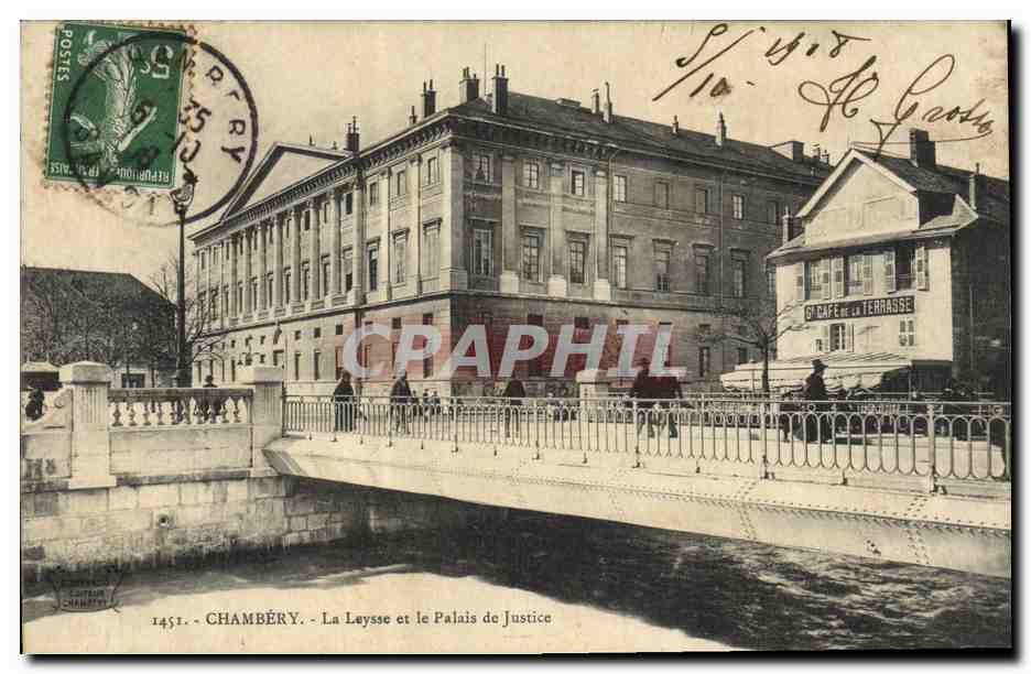 CPA Chambery La Leysse et le Palais de justice 