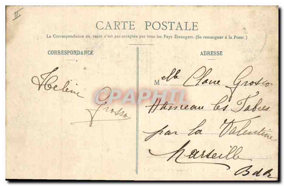 CPA Chambery La Leysse et le Palais de justice  — Verso