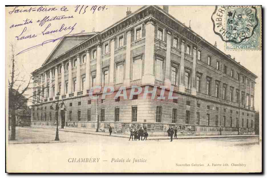 CPA Palais de justice Chambery