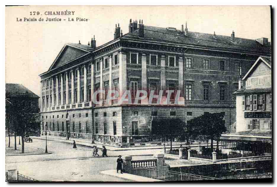 CPA Palais de justice Chambery La place