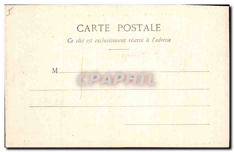 CPA Palais de justice Monument Thevenin Chalon sur Saone — Verso