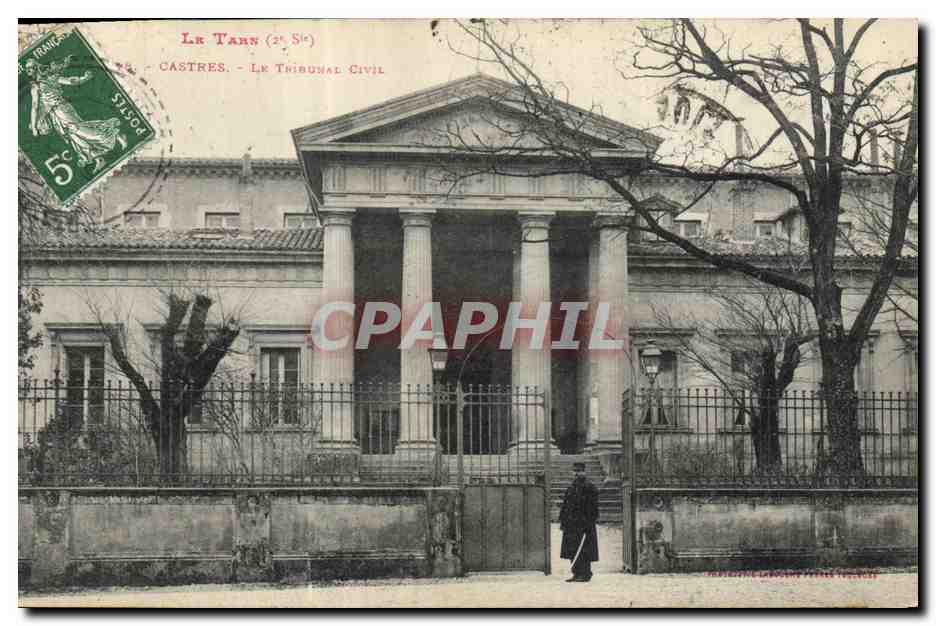 CPA Palais de justice Castres Le Tribunal civil