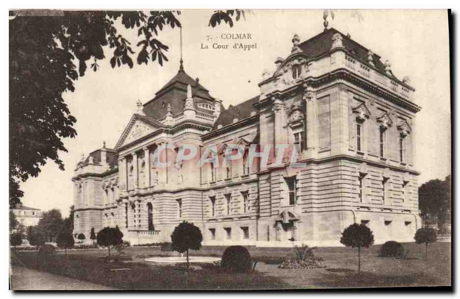 CPA Palais de justice Colmar La Cour d'Appel