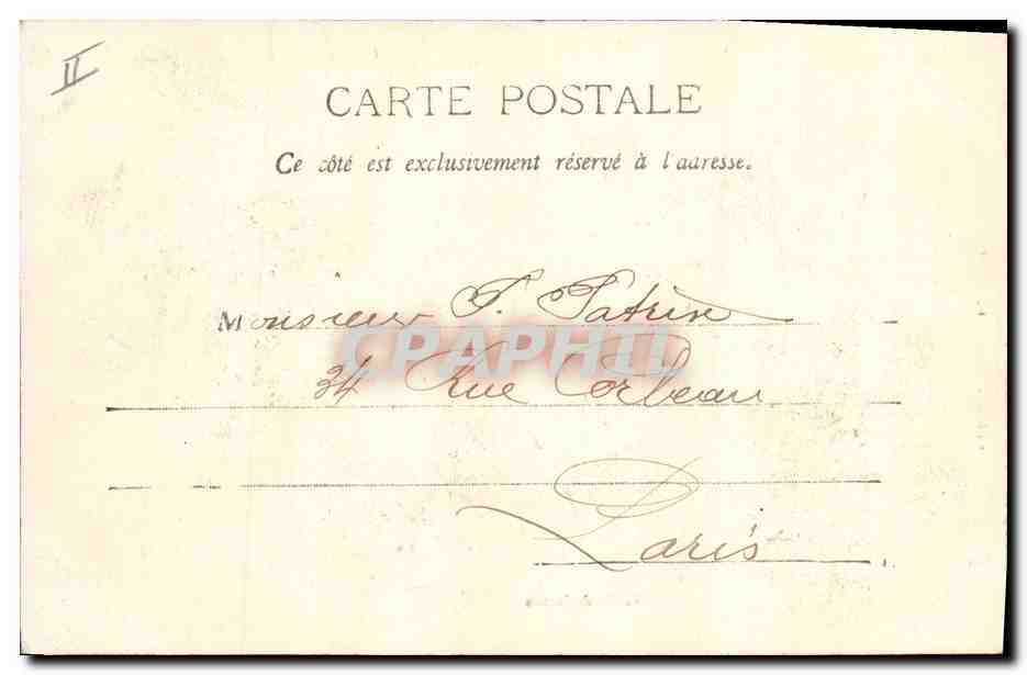 CPA Palais de justice Chaumont — Verso