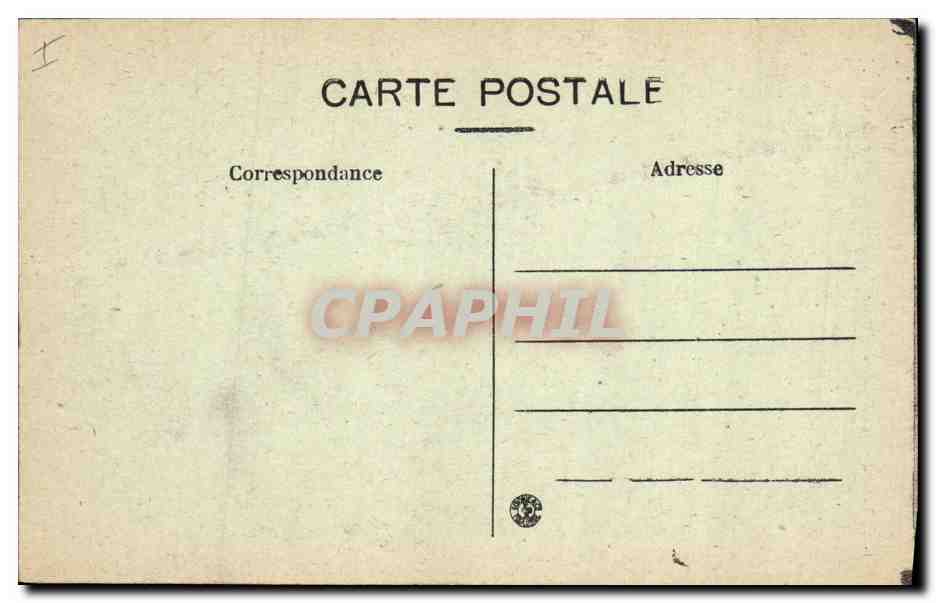 CPA Palais de justice Castres — Verso